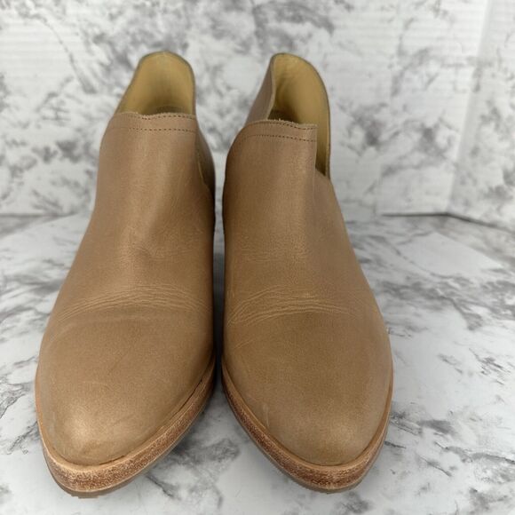 Nisolo Sustainable Womens Mia Everyday Ankle Boots Bootie Shoes 8 Brown Leather - Picture 3 of 9